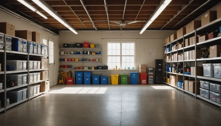 débarrasser un garage